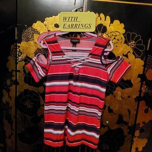 1X Toga Top & Earrings